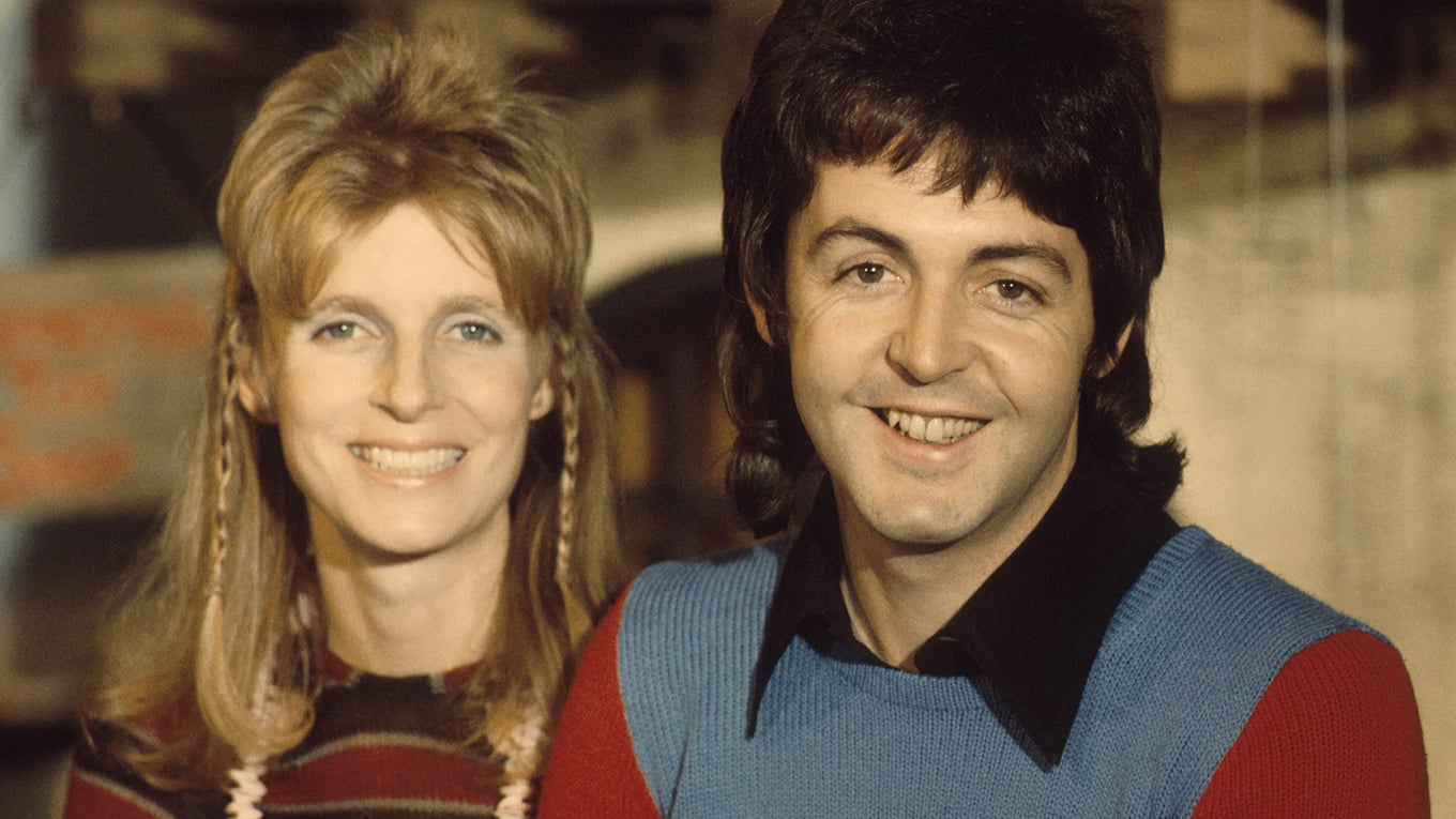 Foto des Ehepaares Linda und Paul McCartney Anfang der 1970er Jahre