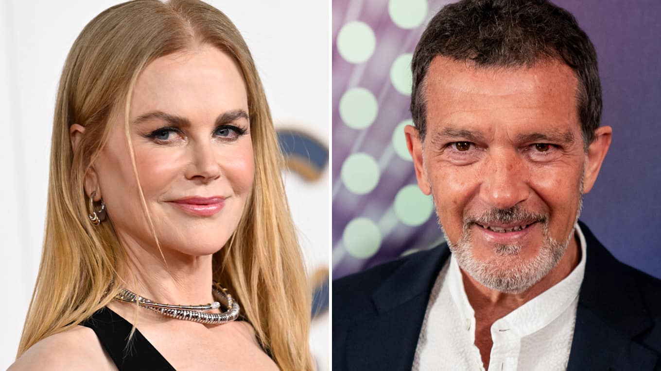 Fotos der Schauspielerin Nicole Kidman und des Schauspielers Antonio Banderas.
