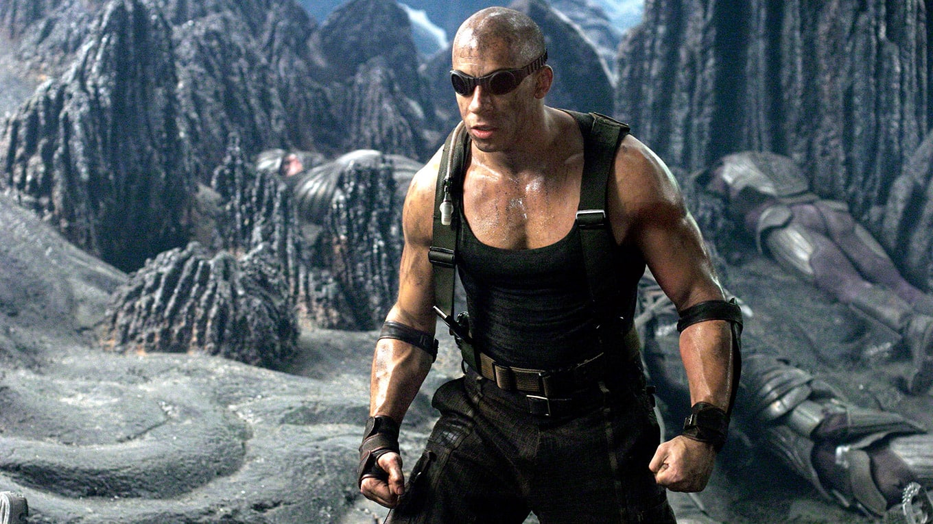 Szenenbild mit Vin Diesel aus dem Sci-Fi-Actionfilm 