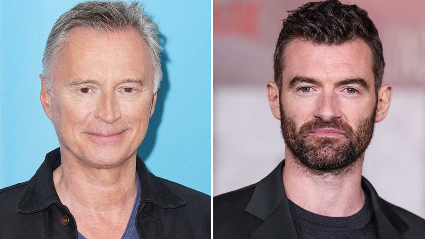 Fotos der Schauspieler Robert Carlyle und StuartMartin