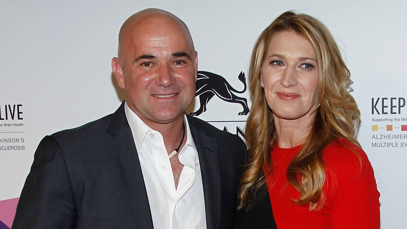 Das Leben von Steffi Graf (rechts) und ihre Liebesgeschichte mit Andre Agassi wird in 