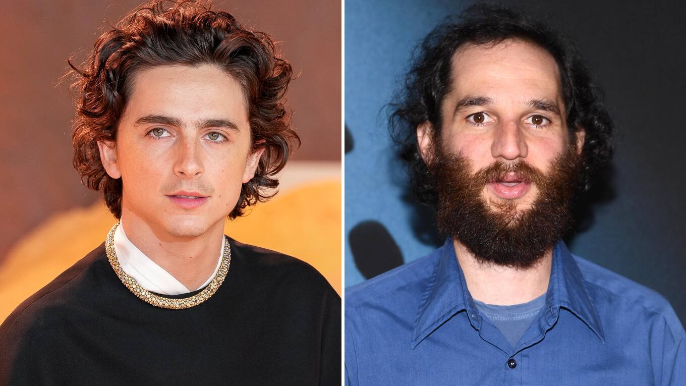 Timothée Chalamet (links) spilet die Hauptrolle im Film von Regisseur Josh Safdie (rechts).