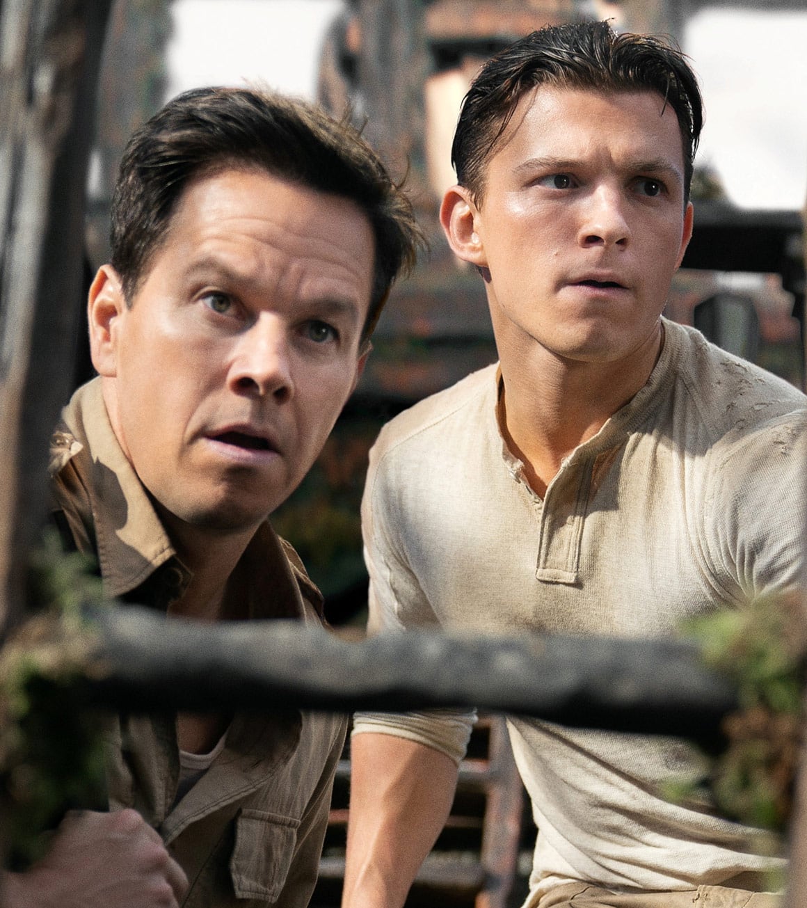 Mark Wahlberg und Tom Holland in 