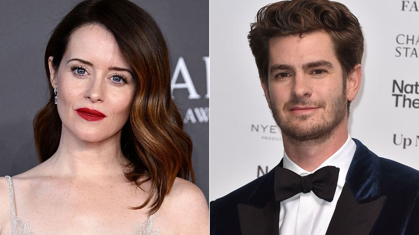 Portraibilder von Claire Foy und Andrew Garfield