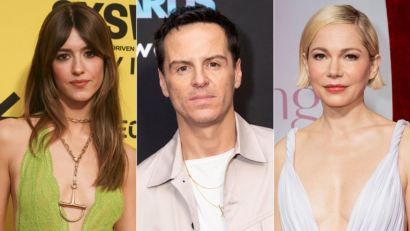 Foto von Schauspieler:innen Daiy Edgar-Jones, Andrew Scott, Michelle Williams