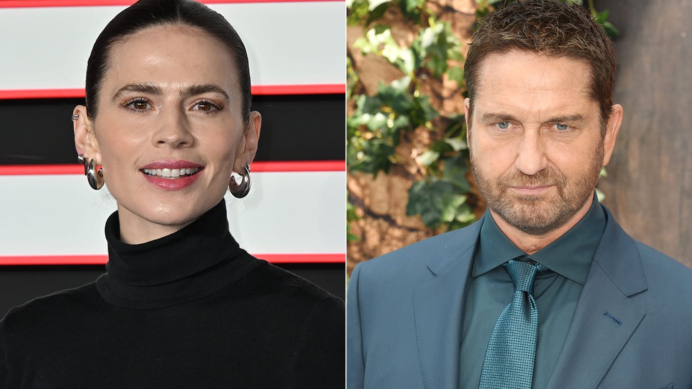 Foto von Schauspielerin Hayley Atwell und Schauspieler Gerard Butlder