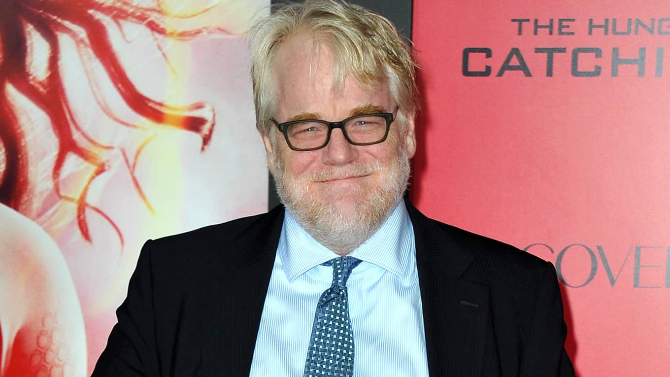Foto von dem 2014 verstorbenen Schauspieler Philiip Seymour Hoffman.
