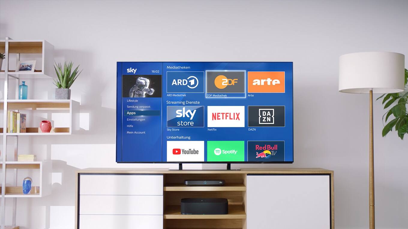 Sky Q Apps Jetzt mit Amazon Prime Video Sky