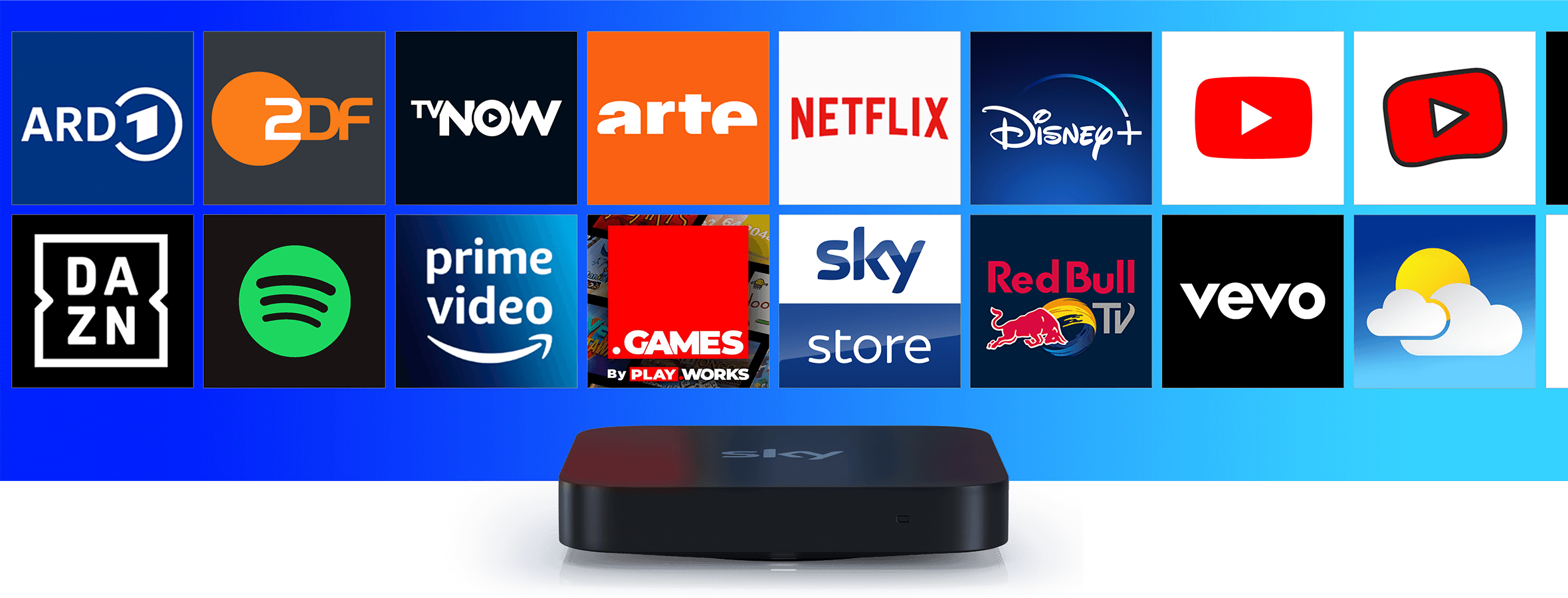 Sky Q über das Ohne Sat oder KabelTV Anschluss Sky