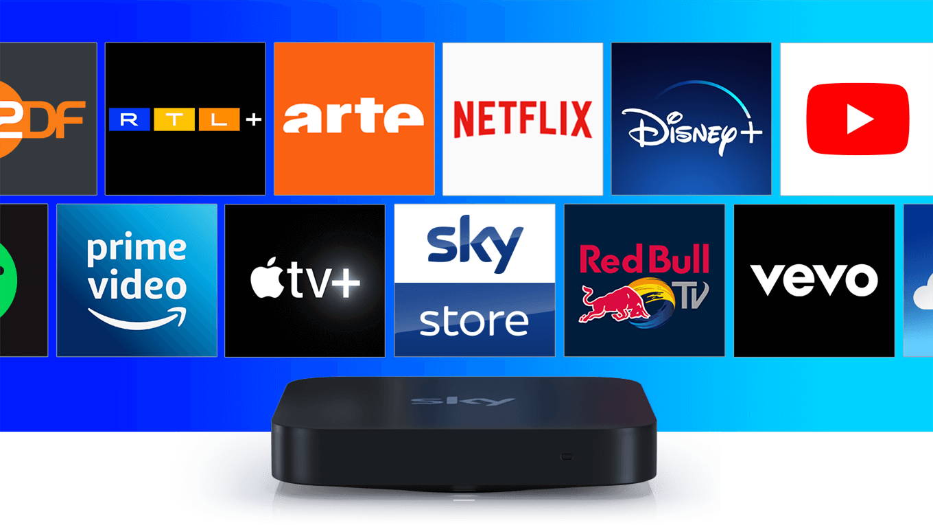 Sky Q über das Ohne Sat oder KabelTV Anschluss Sky