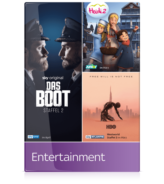 Sky Entertainment Paket Exklusive TopSerien von Sky & HBO Sky