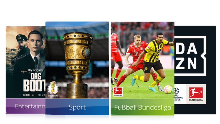 Der komplette Live-Sport von Sky & DAZN