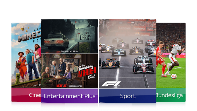 Alles von Sky inkl. Paramount+ und Netflix