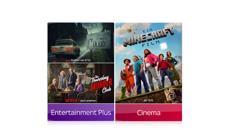 Filme und Serien inkl. Netflix 