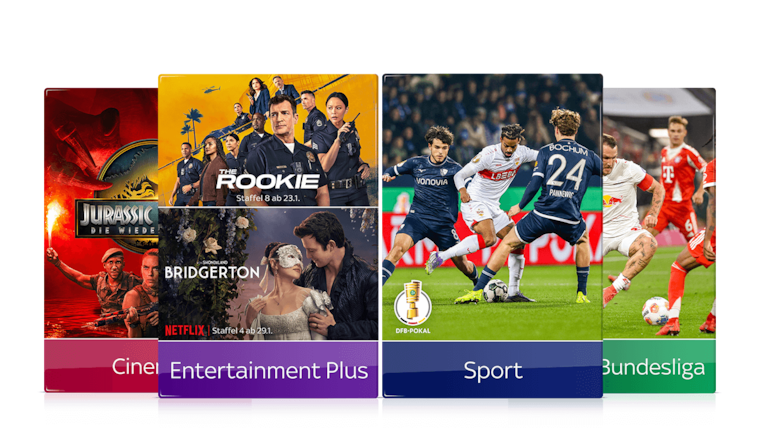 Alles von Sky inkl. Paramount+ und Netflix