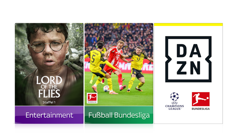 Bundesliga, 2. Bundesliga, UEFA Champions League inkl. Konferenz