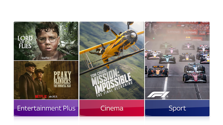 Filme, Serien inkl. Netflix, Sport und UHD