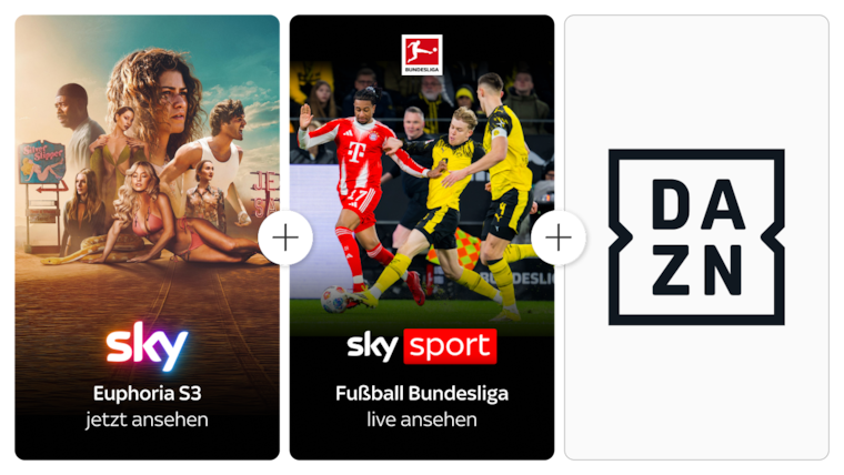 Bundesliga, 2. Bundesliga, UEFA Champions League inkl. Konferenz