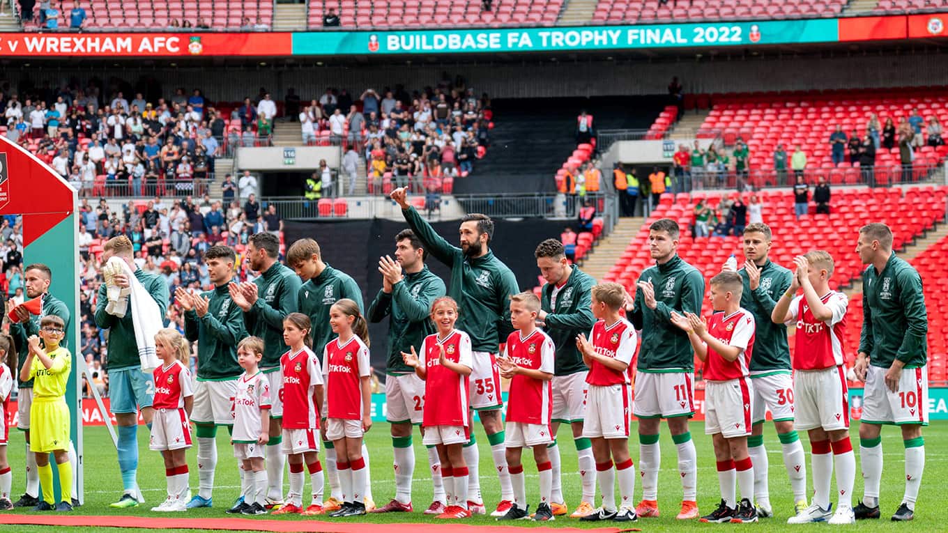 Die Mannschaft des AFC Wrexham