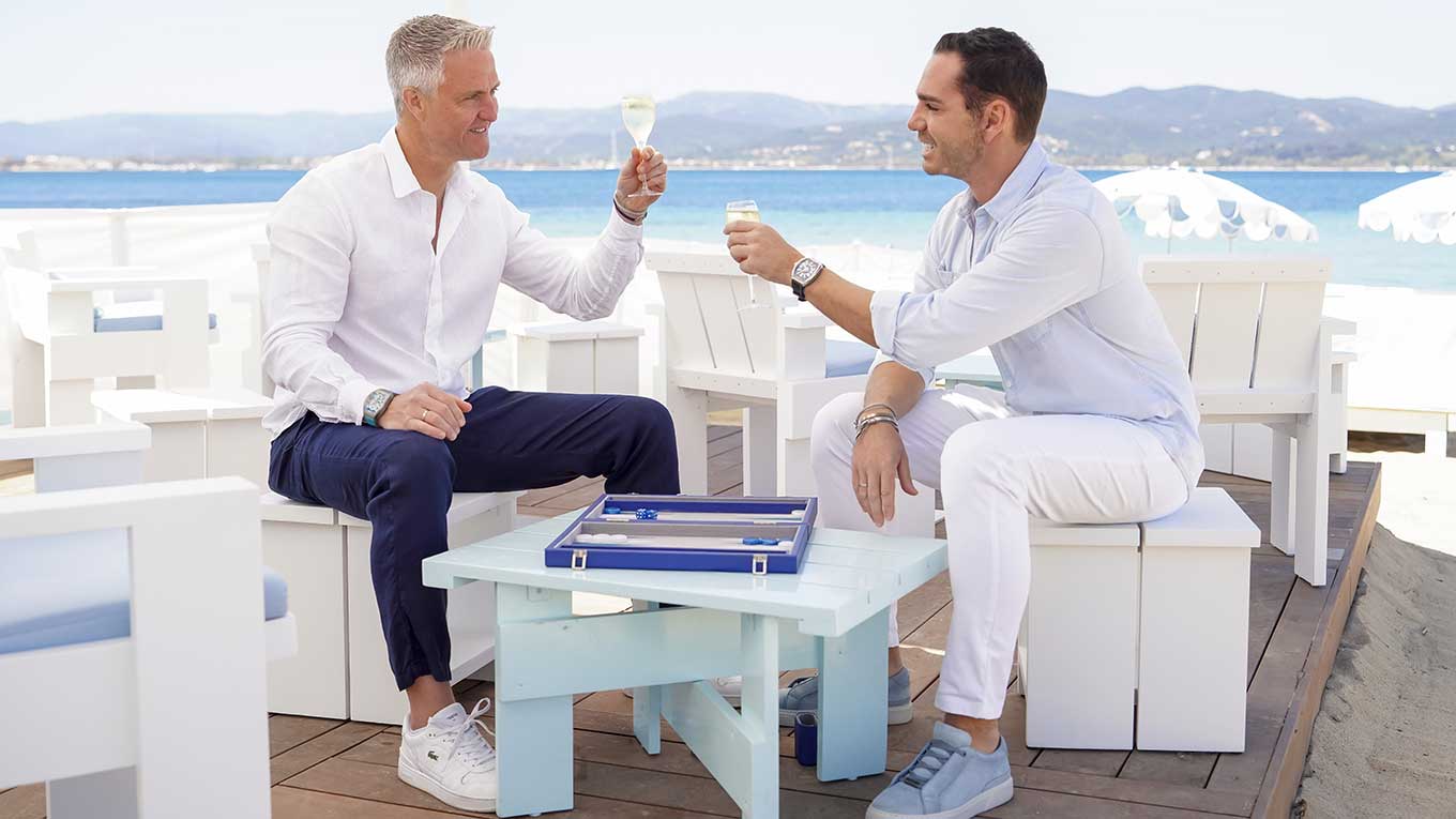Foto von Ralf Schumacher und seinem Verlobten Étienne