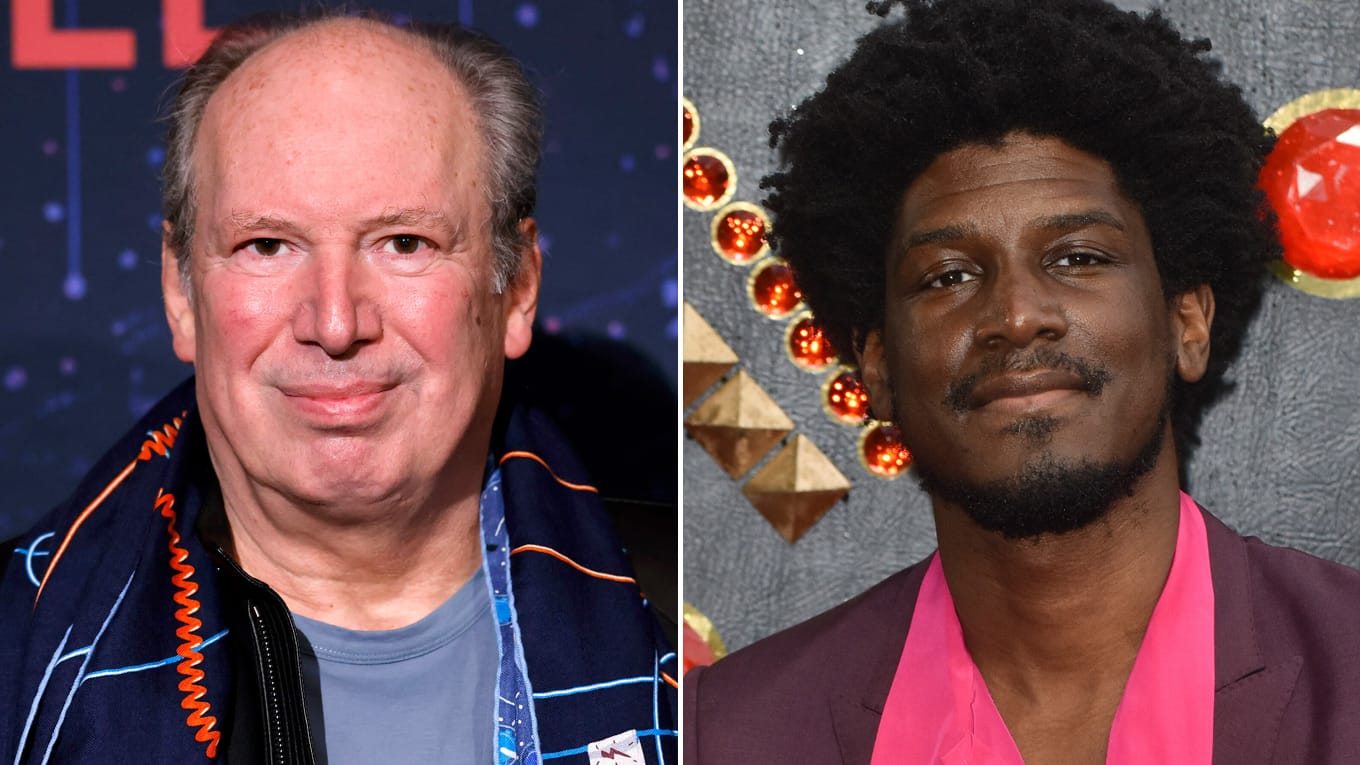 Foto-Collage von Komponist Hans Zimmer (links) und Rapper und Songwriter Labrinth (rechts)